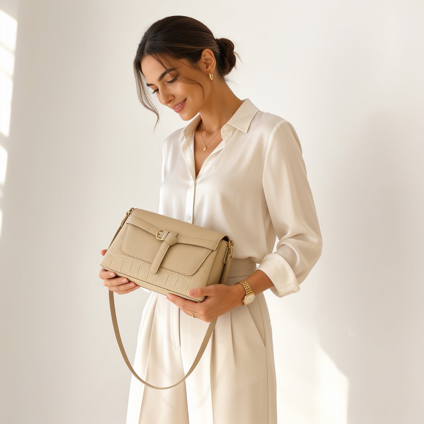 Aurelia™ Leather Crossbody Bag